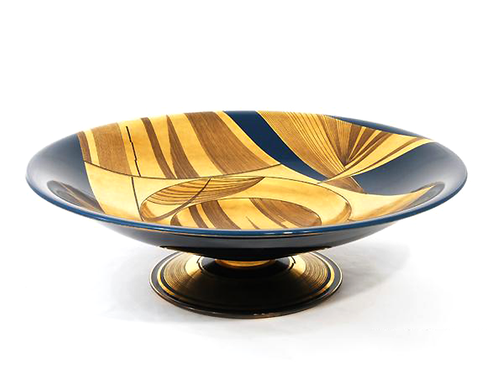 기하학 무늬 대형 접시 Large plate with geometric patterns