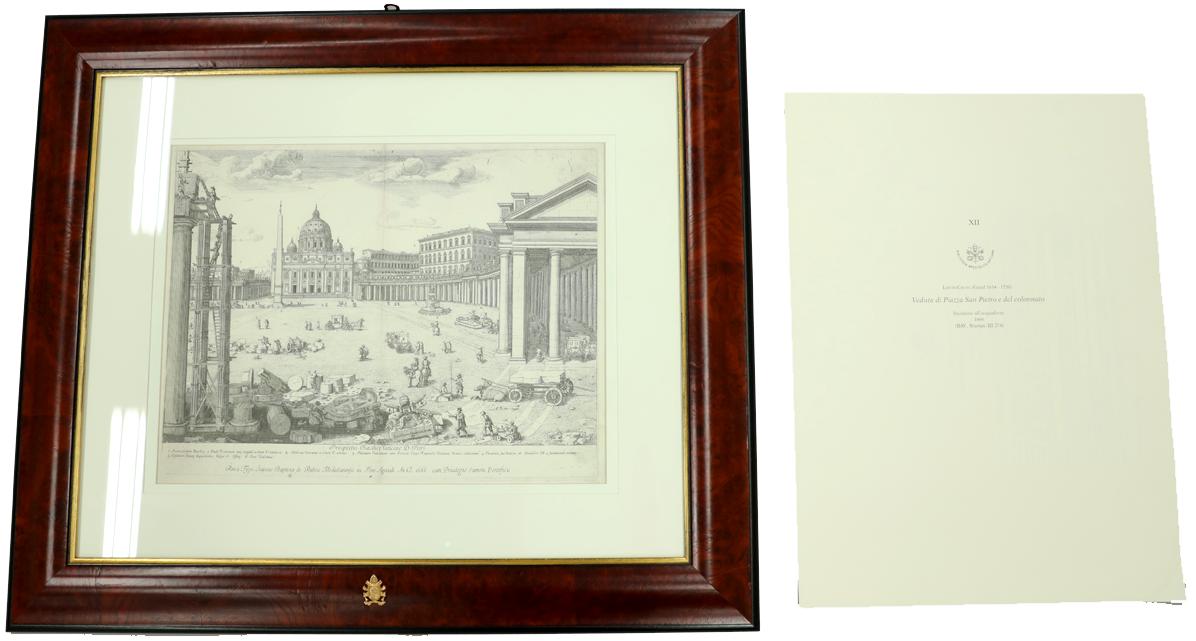 성 베드로 대성당 판화 Print of San Pietro Basilica